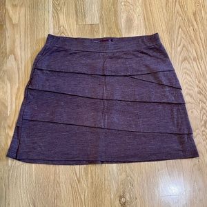 Prana wool layered skirt